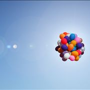 Picture Of Cluster Balloons On Sky