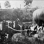 Picture Of The Union Army Balloon Intrepid.