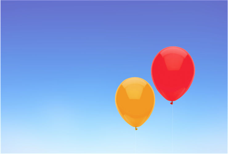 Picture Of Two Balloons